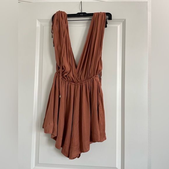 Free people satin romper - Picture 1 of 1